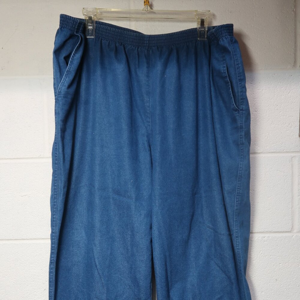 Woman Within Blue Denim Jeans Size 26WP